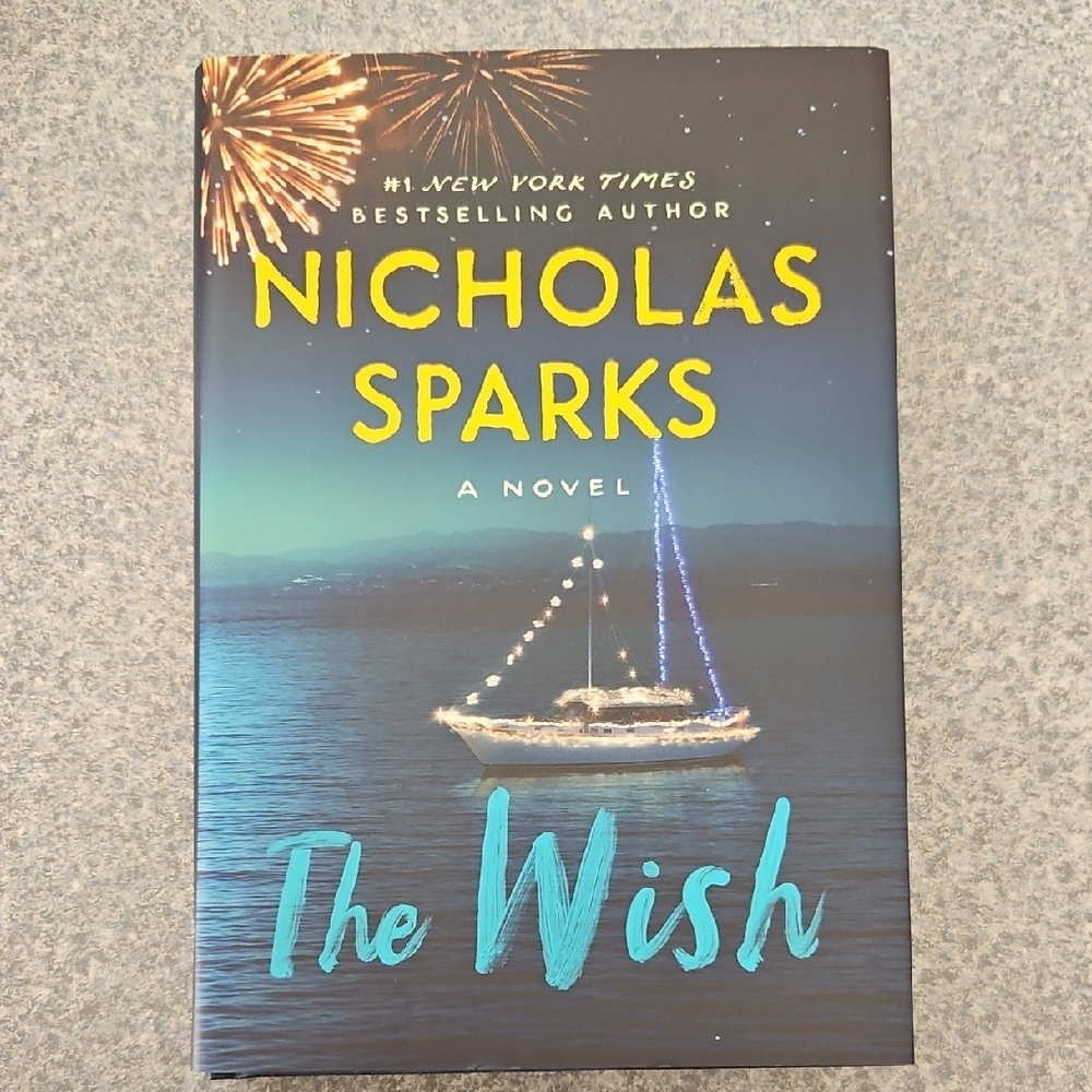 2 For 20$. Nicholas Sparks 'The Wish' Hardcover Book